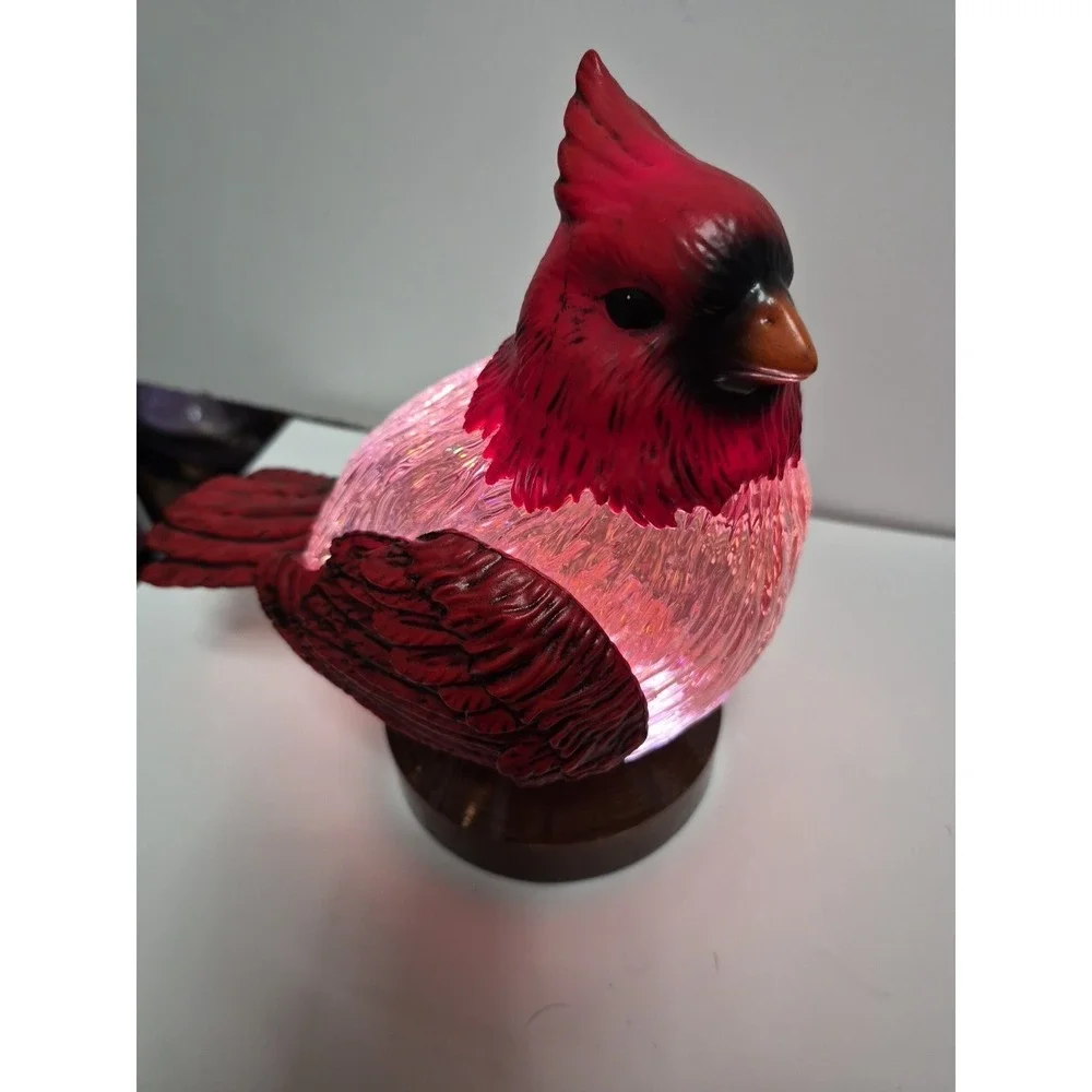CARDINAL LIGHT UP Garden Decor Nightlight  Mother's Day Gift  Battery Operated